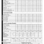 Truck with Crane Lift Prestart Checklist A4 (Pre-printed)