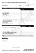 Chemical Application Spray Log Book A4 (Pre-printed)